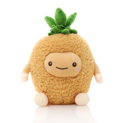 China Animal Customized 12 Inch Super Soft Food Shaped Stuffed Pillow Pineapple Plush Toys for sale