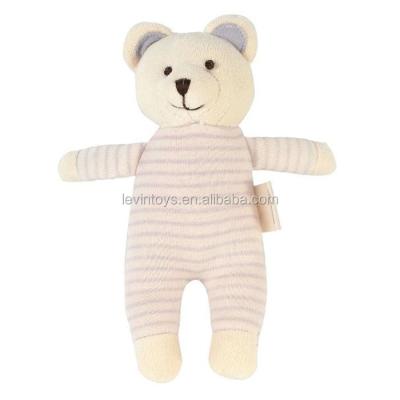 China Inflatable Toy 100% Cotton Organic Baby Stuffed Plush Toy Infant Doll Gift No Bear Animal Dye Doll for sale