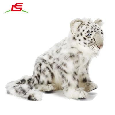 China Plush LE Best Made Realistic Stuffed Plush Toy Big Animal Leopard For Promotion for sale