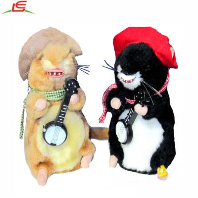 China Classic Hamsters Buck Chuck Plush Singing Dueling Electric Plush Banjo for sale