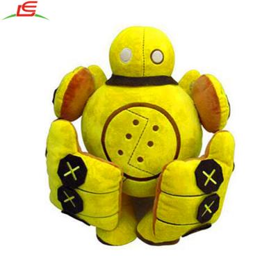 China Yellow Plush LOL Big Hands Blitzcrank Stuffed Plush Toy For Game Player for sale