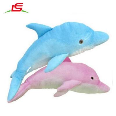 China Safety For Baby Play Customized OEM Design Promotional Sea Animal Plush Dolphin Model for sale