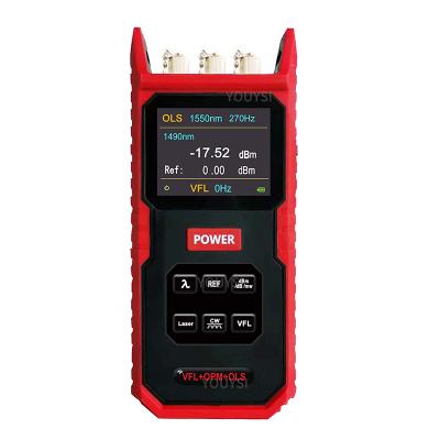 China FTTH Fiber Optic Multimeter Optical Power Meter with Visual Fault Locator and Light Source Optical Multimeter (OPM+VFL+OLS) for sale