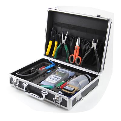 China FTTH Fiber Optic Splicing Tool Kit Optical Power Meter Cutter Miller Pliers Stripper Fixed Length Cold Fiber Optic Toolkit Set FTTH YOUYSI for sale