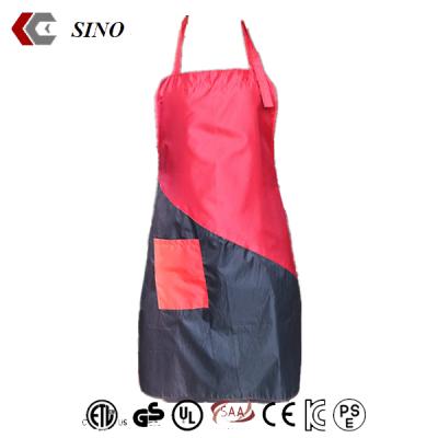 China Long Back Smooth Waterproof Apron Barber Salon Hair Dye Cutting Hair Apron Cross Apron With Pocket Best Selling for sale