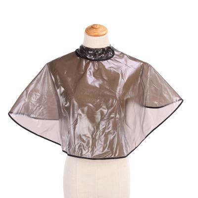 China Custom Translucency Brown Hairdresser Cape Haircut Hairdresser Aprons Stylist Apron 27