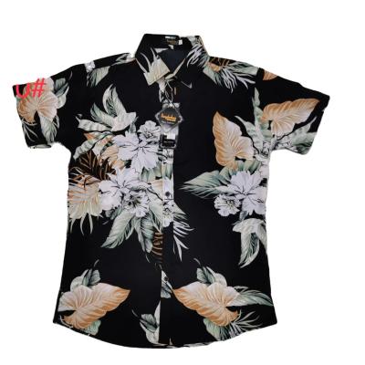 China 2022 Wholesale Fashion Men's Cashmere Cashmere High Quality T-shirt Anti-wrinkle Printing Flower T-shirt 888-20Men's for sale