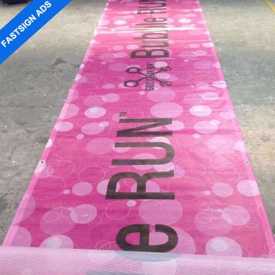 China Outdoor Advertising Display China Manufacturing Cheap Banner Custom Printed 270g Vinyl Canvas Fence Banner for sale