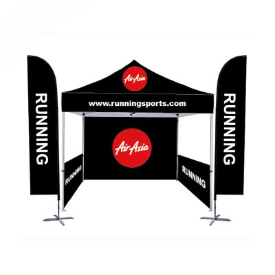 China FASTSIGN Custom Folding Display 10 x Outdoor Advertising Strong Black Steel Trade Show Canopy Tent 10 for sale