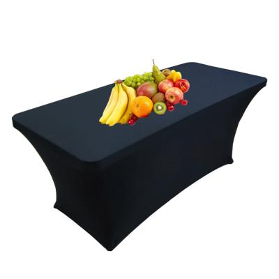 China FASTSIGN Washable Heat Transfer Events Printed Fitted Tension Fabric Stretch Table Cover With Logo for sale