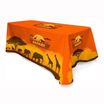 China FASTSIGN China standard table cover washable full color printed custom throw for sale