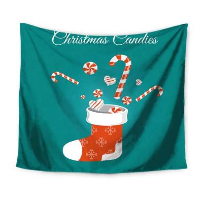 China Hot Sale Minimalist Christmas Tapestry Dorm Bedroom Wall Tapestry For Home Decoration for sale