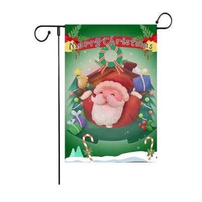 China Marriage favors & Bridal Party Gifts Decorative Double Sides Printed Christmas Garden Flag for sale