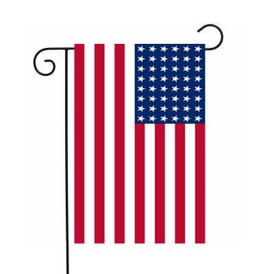 China Marriage favors & Bridal Party Gifts Custom Printed 30*45cm Polyester Yard Flag Home Flag USA American Garden Flag for sale