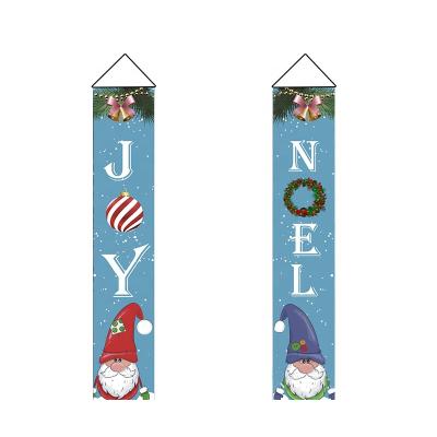 China Sports And Games Merry Christmas Porch Sign Hanging Banner For Home Wall Door Decoration for sale