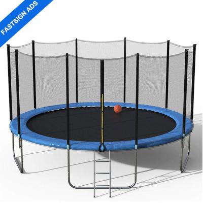 China FASTSIGN Eco-friendly Backyard Trampolines 6ft 8ft 10ft 12ft Kids 14foot Trampoline Bed With Safety Net for sale