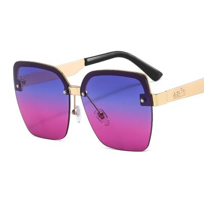 China Famous Brands Oversized Fashion Sunglasses Women Luxury River Sunglasses 2022 Custom Designer Vintage Selling Top Sun Glasses for sale