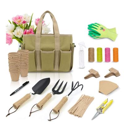 China Rustproof DIY Tools 9-Piece Shears Heavy Duty Shovel Rake Gardening Tools DIY Tool Kit For Gardening for sale