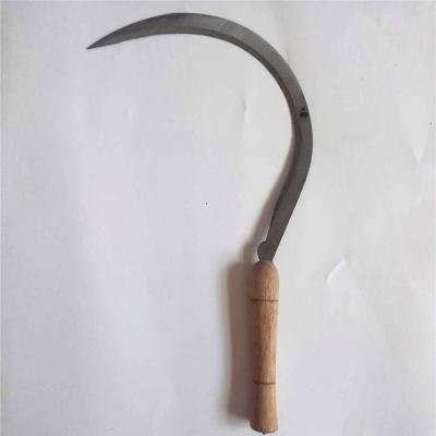 China Unrated High Quality Carbon Steel 14Inch Hand Sickle Grass Farm Tool S202 for sale