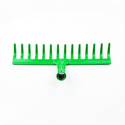 China Garden Tools Factory Supply 14 Teeth Garden Tools Wooden Stick Garden Leaf Rake for sale