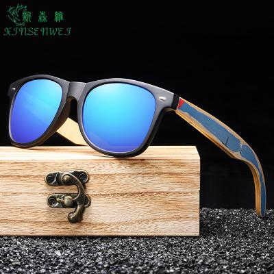 China Trendy Parwood Polarized Sunglasses Fashion Sun Glasses Personality Bamboo-Wood Glass for sale