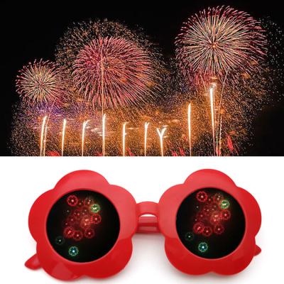 China Wedding Sunflower Diffraction Glasses for Light Festival for sale