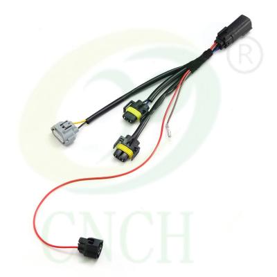 China Automotive For 20-22 Toyota Tacoma LED Headlights To AlphaRex Projector Headlamps Converter Wiring Harness for sale