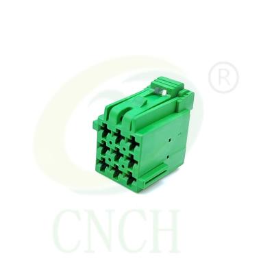 China TE 1-967621-6 Automotive Connector Automotive Housing Junior Power Timer Green 9 Ways Connectors for sale