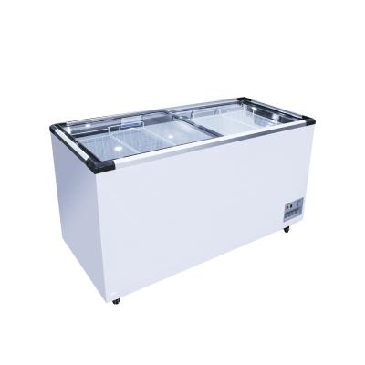 China Wholesale Glass Display Color Steel Plate Large Capacity Freezer Commercial Freezer for sale