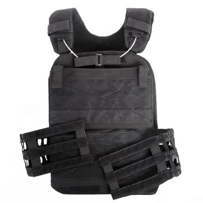 China Fitness Training Plate Carrier Weight Vest Gym Loading Running Sportswear With Matching Weight Plate 3.75-25lb for sale