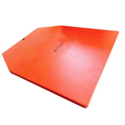 China 8.75lb weight steel plate for running gain exercisevest for fitness and bodybuilding for sale