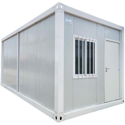 China Cbox Modern Flat Pack Mini Casa Foldable Prefab Homes Prefab 20ft Office Folding Container House for sale