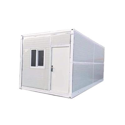 China Modern Foldable Tiny Lightweight Steel Install Two Story Container Fold Out Prefab Folding House Container House for sale