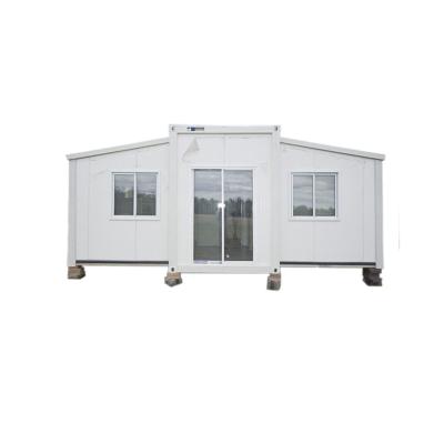 China 20ft Flat Pack Shipping Container Modern Two Chamber Prefab Expandable House for sale