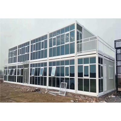 China Customized Modern Steel Structure Frame Container House Prefab Houses Container Office for sale