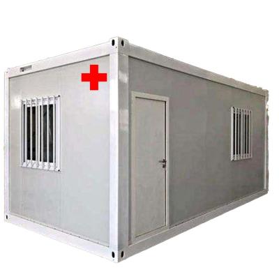 China Modern Quick Build Isolation Rooms Prefab Modular House Mobile Hospital Container Clinic for sale