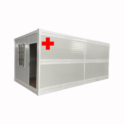 China Modern Prefab Movable House Resist Illness Clinic Center Mobile Container Isolation Hospital Emergency Room for sale