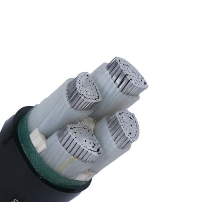 China 2 3 4 5 Core 25mm 35mm 50mm 70mm 300mm 400mm XLPE Insulated Aluminum Power Cable Underground for sale