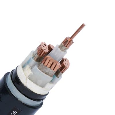 China Underground Copper Power Cable 3x1.5 3x2.5 3x4 3x6 4x1.5 5x10 Mm Square Different Core XLPE Insulated Power Cable for sale