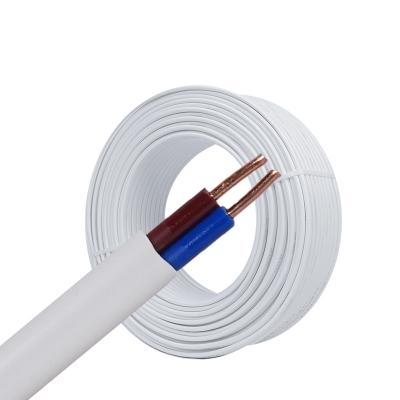 China Home Appliances Wholesale 2*0.75 Electrical Wire 2*2.5 4 Core Cable 5core Assembly Flat Electric Cable Bvvb PVC Housing Building Wire Wholesale for sale