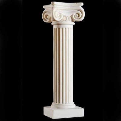 China Customized Traditional Round Stone Marble Pillars Traditional Roman Column Molds for sale