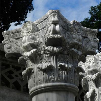 China Traditional Customized Hand Carved Traditional Pillar Type Relief Columns For Decor for sale