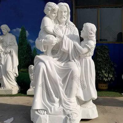 China Traditional Customized Life Size Marble Goddess Jesus Church Classical Statue Statues for sale