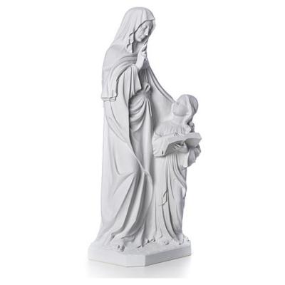 China Life Size Traditional Our Nun Figure Catholic Sculpture Of Lady Of Fatima Marble Statue Stone Carved Sell for sale