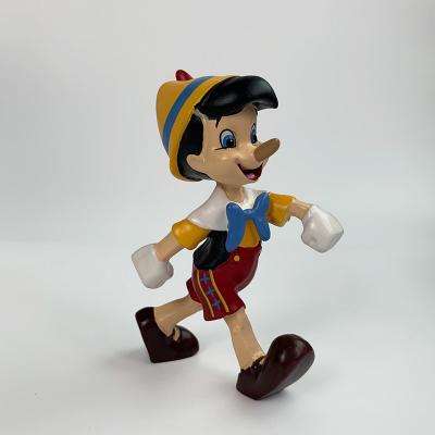 China Western Customized 3D Print Fiberglass Resin Life Size Pinocchio Statue For Decoration for sale