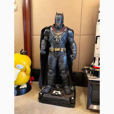 China Life Size Western Staff Statue Fiberglass Movie Characters Superhero Sculpture Cinema For Sale for sale