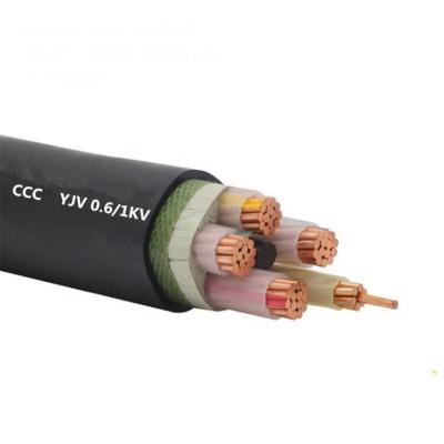 China Overhead YJV 0.6/1kV PVC Sheath Multi Core Solid Copper Electrical Wire Cables for sale