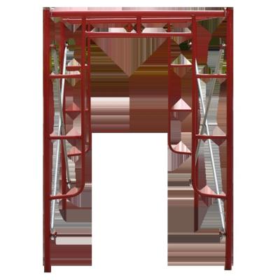 China 12m Construction Used Steel Scaffolding Frame Steel Scaffold Tower System For Sale en venta