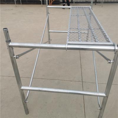 China Wholesale China Building Aluminum Metal Steel Scaffolding Frame Fold Scaffolding For Sale Frame Scaffolding en venta