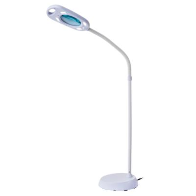 China Modern Magnifying LED Illuminated Lamp 2 in 1 Magnifying Floor Lamp and Floor Lamp for sale